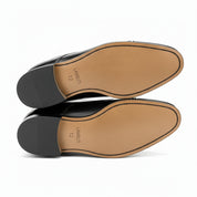 sole-view - Men's Full Grain Leather Brogue Dress Shoes