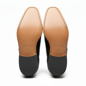 sole-view - Men's Full Grain Leather Wingtip Dress Shoes