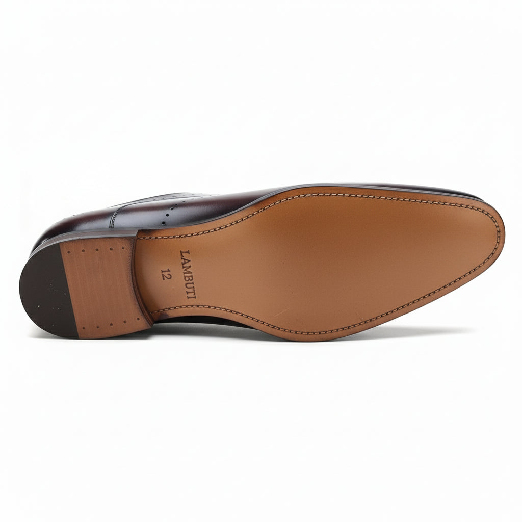 sole-view - Men's Genuine Leather Dress Shoes