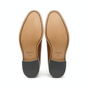 sole-view - Men's Tan Leather Chelsea Boots