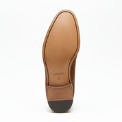 Men's Tan Suede Chelsea Boots - sole-view