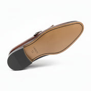 sole-view - Men's Two Tone Leather Fringe Dress Shoes