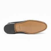 sole-view - Men's Two Tone Leather Moccasin Shoes