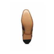 Two-tone Wingtip Brogue Moccasins in Suede and Leather - sole-view