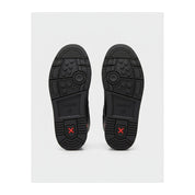 sole-view - Unisex Black Leather Biker Sneakers