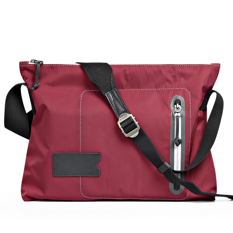 Spacious Canvas Sling Bag with Multiple Pockets