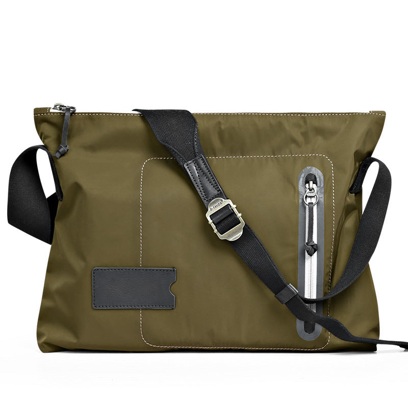 Spacious Canvas Sling Bag with Multiple Pockets