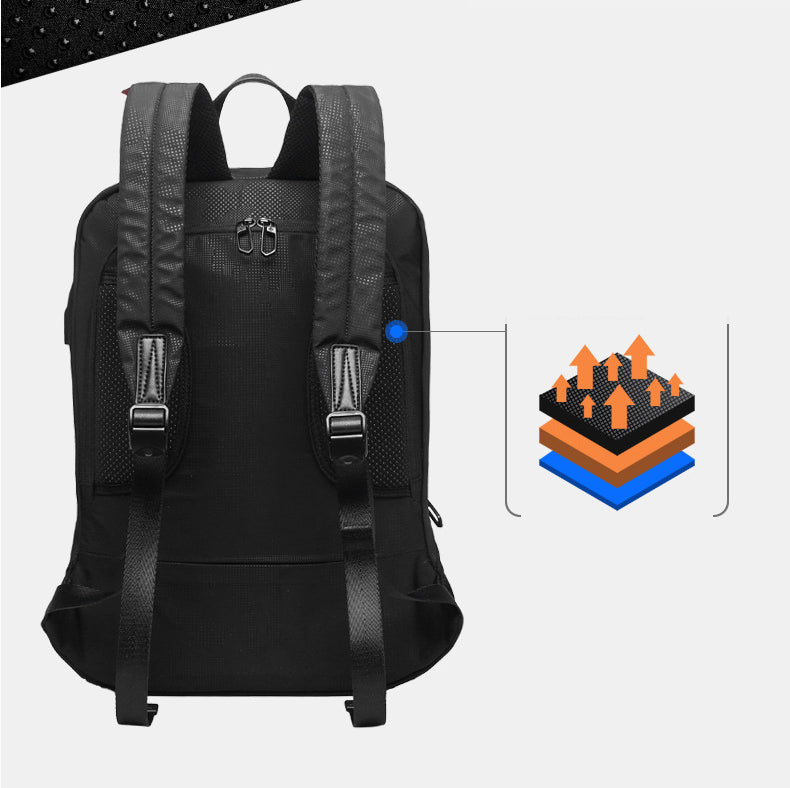 Stylish Anti-Theft Backpack with USB Charging Port