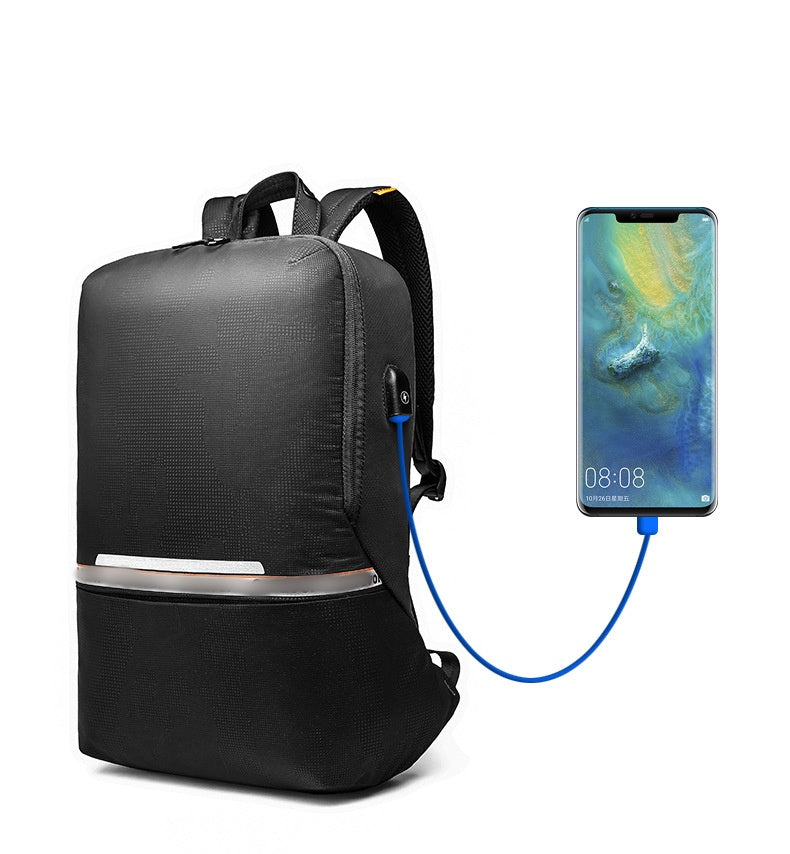 Stylish Anti-Theft Backpack with USB Charging Port