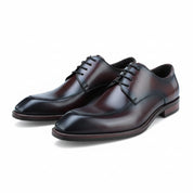 Men's Genuine Leather Formal Oxfords - three-quarter-view