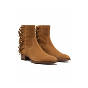 three-quarter-view - Men's Brown Leather Ankle Boots