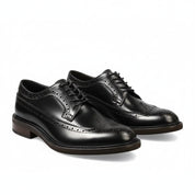 three-quarter-view - Men's Brown Leather Dress Shoes