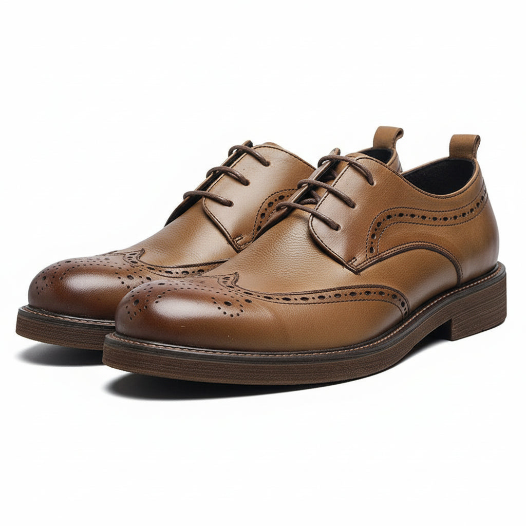 three-quarter-view - Men's Classic Leather Formal Shoes
