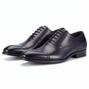 three-quarter-view - Men's Classic Oxford Leather Shoes
