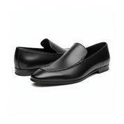 three-quarter-view - Men's Cow Leather Slip-On Loafers