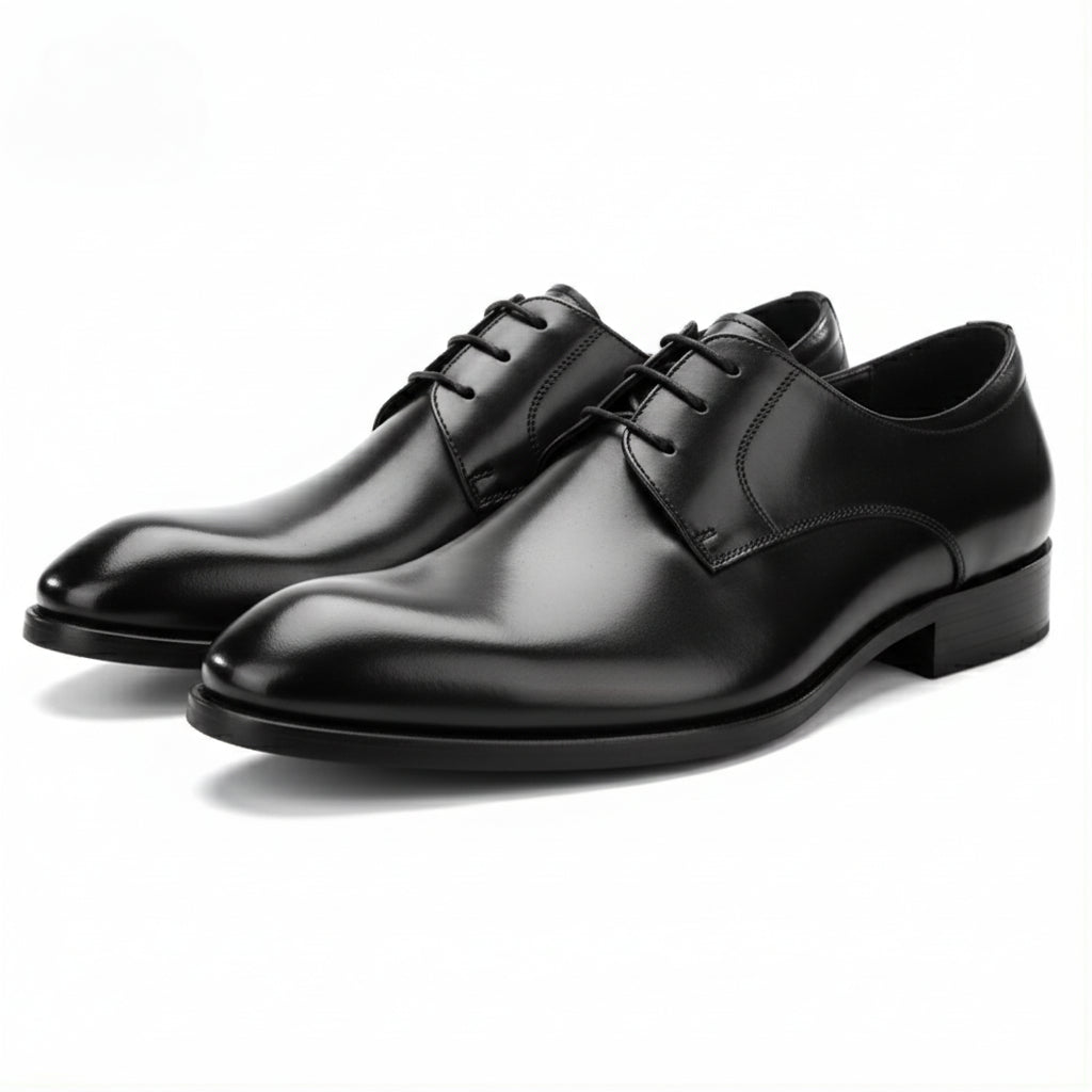 three-quarter-view - Men's Genuine Leather Formal Brogues