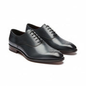 three-quarter-view - Men's Genuine Leather Oxford Dress Shoes