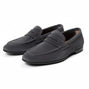 three-quarter-view - Men's Leather & Suede Moccasin Loafers
