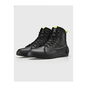 three-quarter-view - Men's Leather Trail Running Sneakers