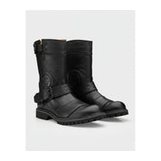 three-quarter-view - Men's Oiled Leather Waterproof Zip-Up Boots
