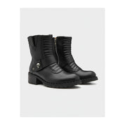 three-quarter-view - Men's Protective Leather Motorcycle Boots