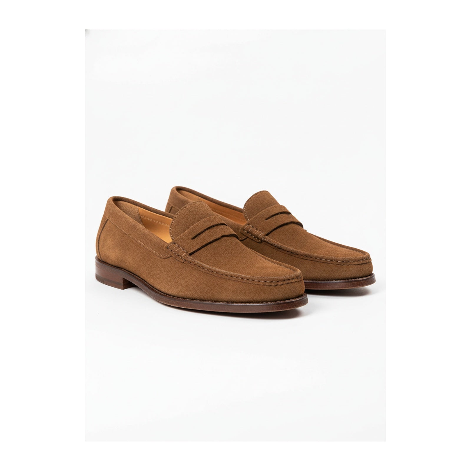 three-quarter-view - Men's Suede Tassel Loafers
