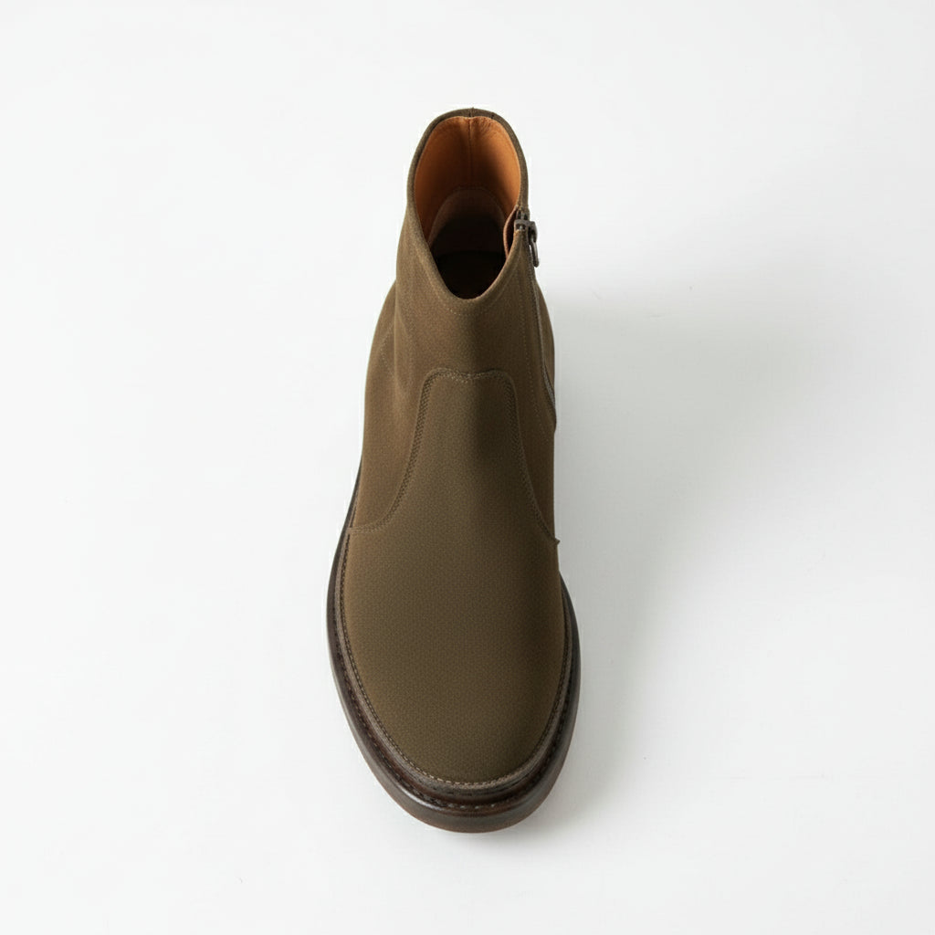 top-down-view - Men's Handmade Suede Ankle Boots