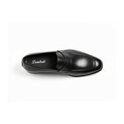 Men's Black Leather Tuxedo Shoes for Formal Events - top-down-view