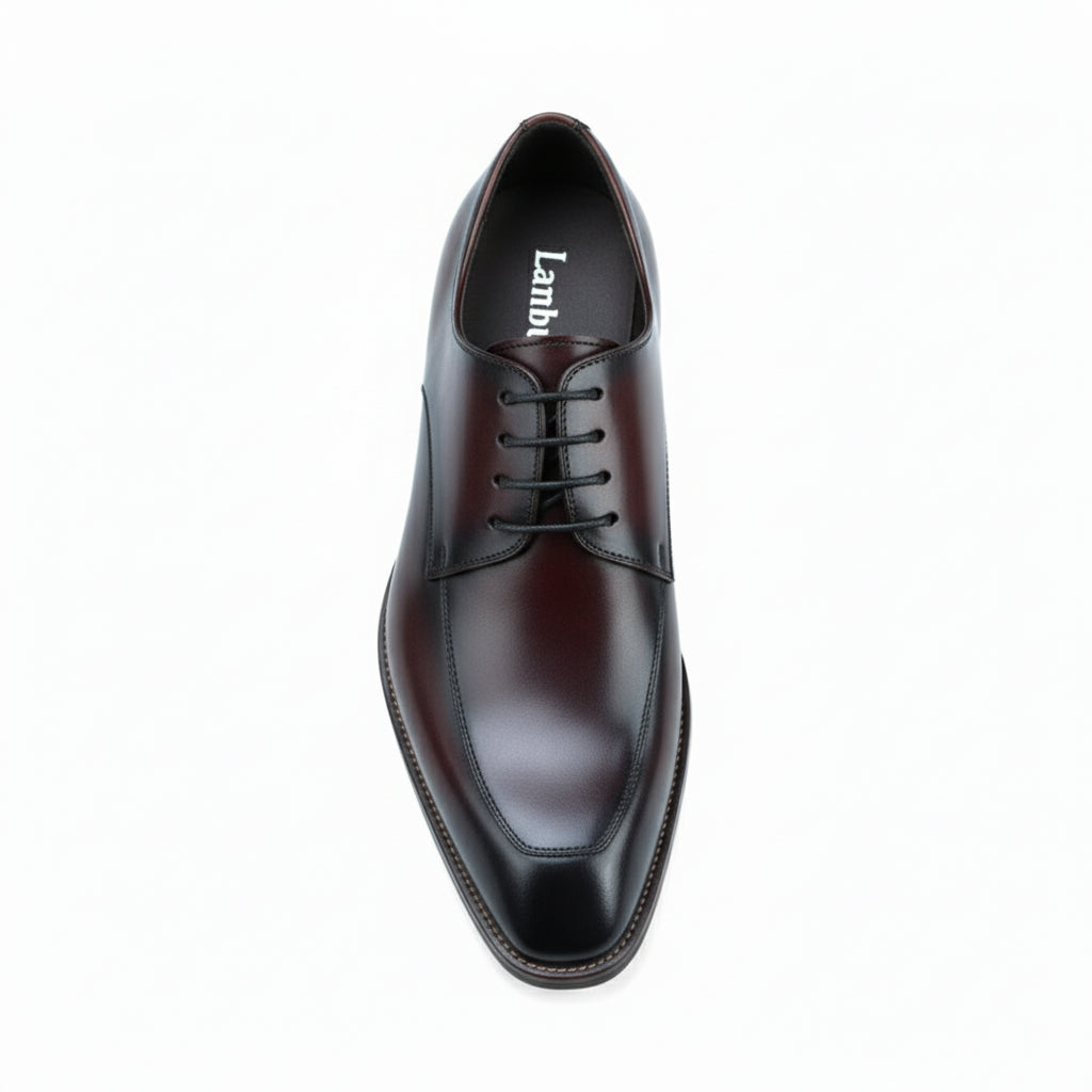 Men's Genuine Leather Formal Oxfords - top-down-view
