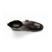 Men's Ankle High Leather Boots - top-down-view