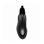 top-down-view - Men's Black Leather Ankle Boots