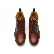 top-down-view - Men's Black Leather Biker Boots
