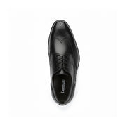 top-down-view - Men's Black Leather Brogue Dress Shoes