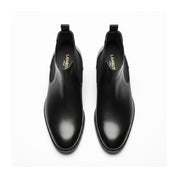 top-down-view - Men's Black Leather Chelsea Boots