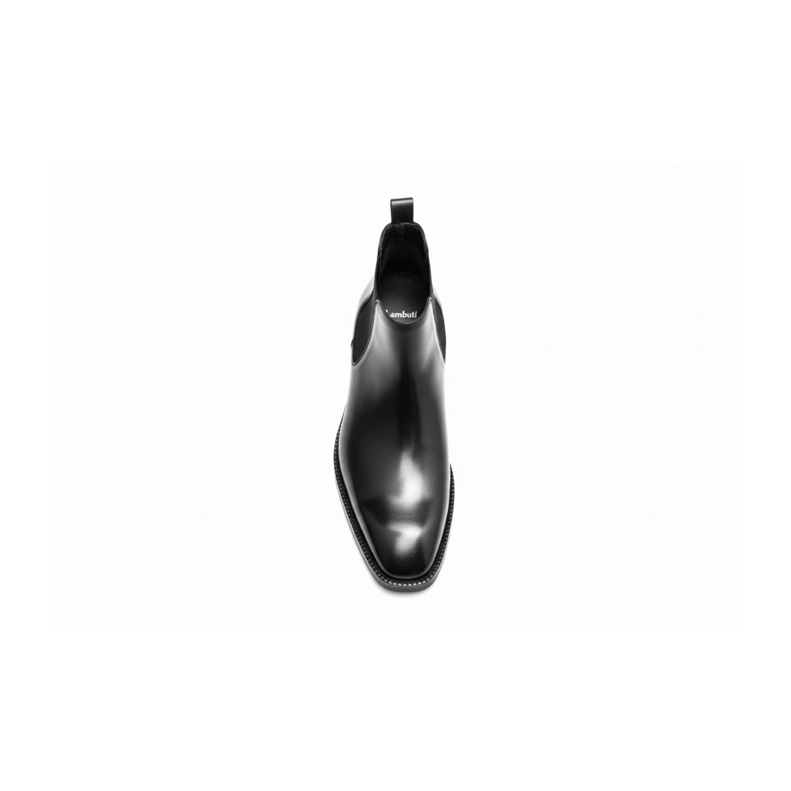 top-down-view - Men's Black Leather Chelsea Boots