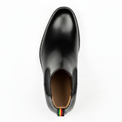 top-down-view - Men's Black Leather Chelsea Boots