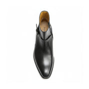 top-down-view - Men's Black Leather Jodhpurs Ankle Boots