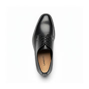 top-down-view - Men's Black Leather Oxford Dress Shoes