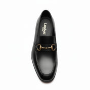 top-down-view - Men's Brown Cow Leather Loafers