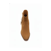 top-down-view - Men's Brown Leather Ankle Boots