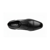 top-down-view - Men's Brown Leather Brogue Dress Shoes