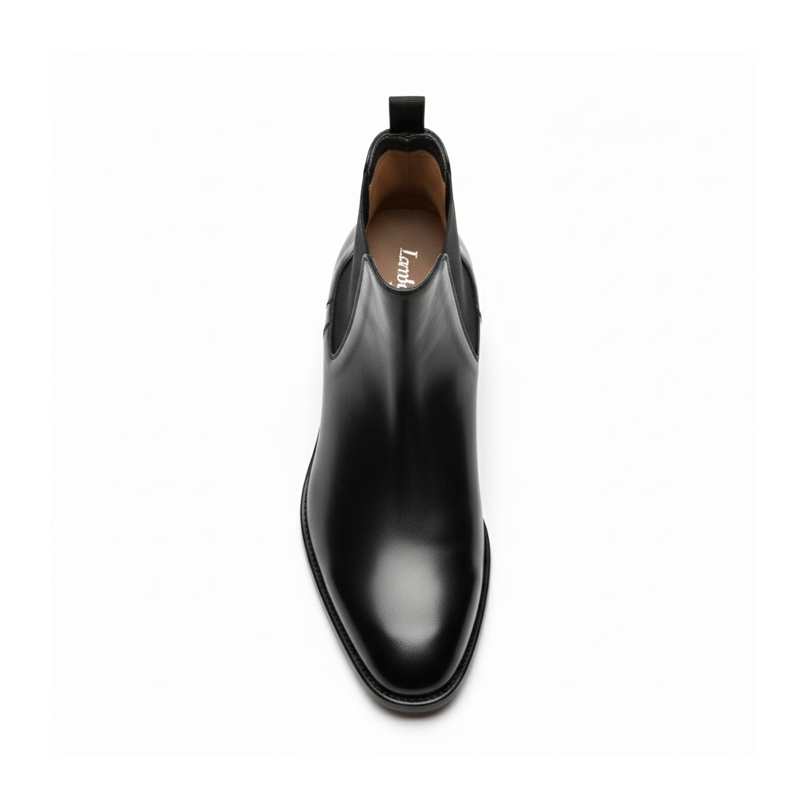 top-down-view - Men's Brown Leather Chelsea Boots