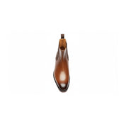 top-down-view - Men's Brown Leather Chelsea Boots