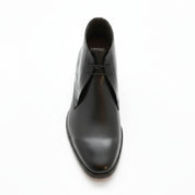 top-down-view - Men's Brown Leather Chukka Ankle Boots