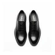 top-down-view - Men's Brown Leather Derby Shoes
