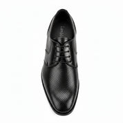 top-down-view - Men's Brown Leather Derby Shoes