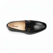 top-down-view - Men's Brown Leather Dress Loafers