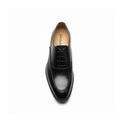 top-down-view - Men's Brown Leather Dress Oxfords
