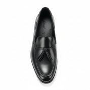 top-down-view - Men's Brown Leather Loafers