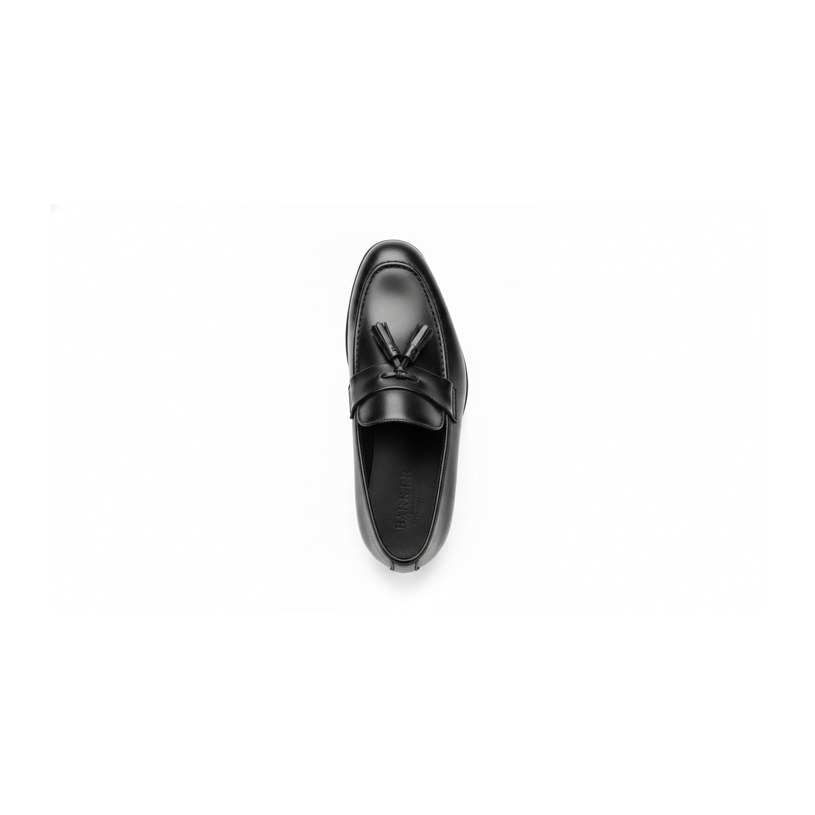 top-down-view - Men's Brown Leather Loafers